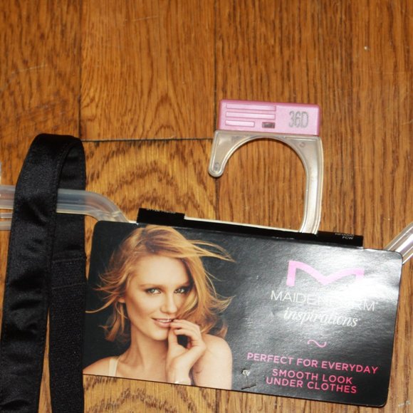 NEW With Tags Madenform Inspirations Bra 36D Black - Picture 2 of 3